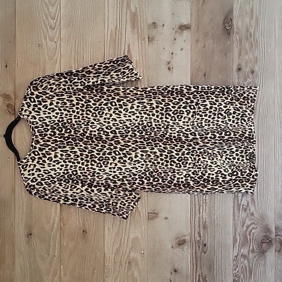 Equipment Audrey Leopard Print Silk Dress Xsmall - Picture 1 of 6